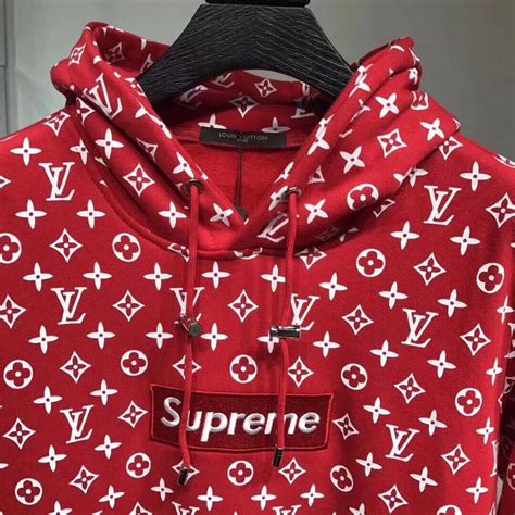 supreme x louis vuitton hoodie fake for sale|authentic louis vuitton supreme hoodie.